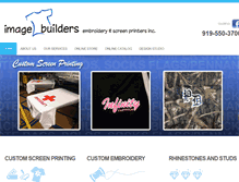 Tablet Screenshot of imagebuilders.com